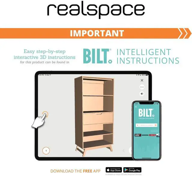 Alt view image 6 of 7 - Realspace® Nashira 61"H 4-Shelf Bookcase With Drawer, Light Oak/Gray