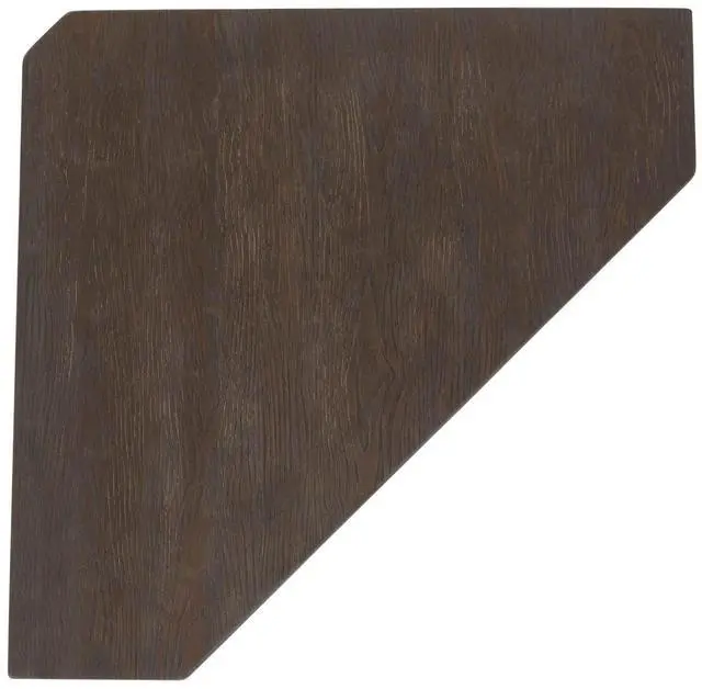 Alt view image 7 of 7 - LumiSource Roman Corner Desk, Home Office Desk, Computer Desk, Black Desk, Small Desk for Bedroom, Gaming Desk, Farmhouse Desk