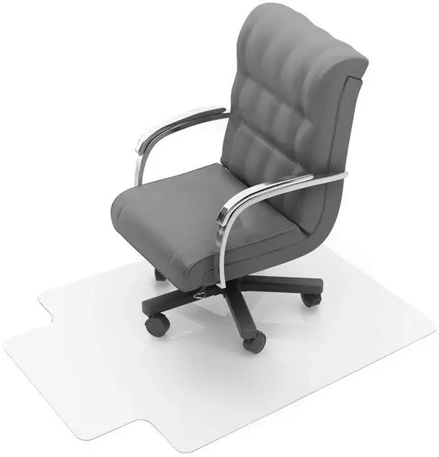 Alt view image 10 of 14 - Cleartex PVC Rctglr Lip Chair Mat Std Pile Carpets 36X48 FR119226LV