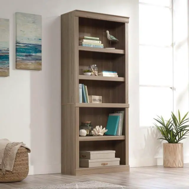 Main image of Realspace® 72"H 5-Shelf Bookcase, Spring Oak