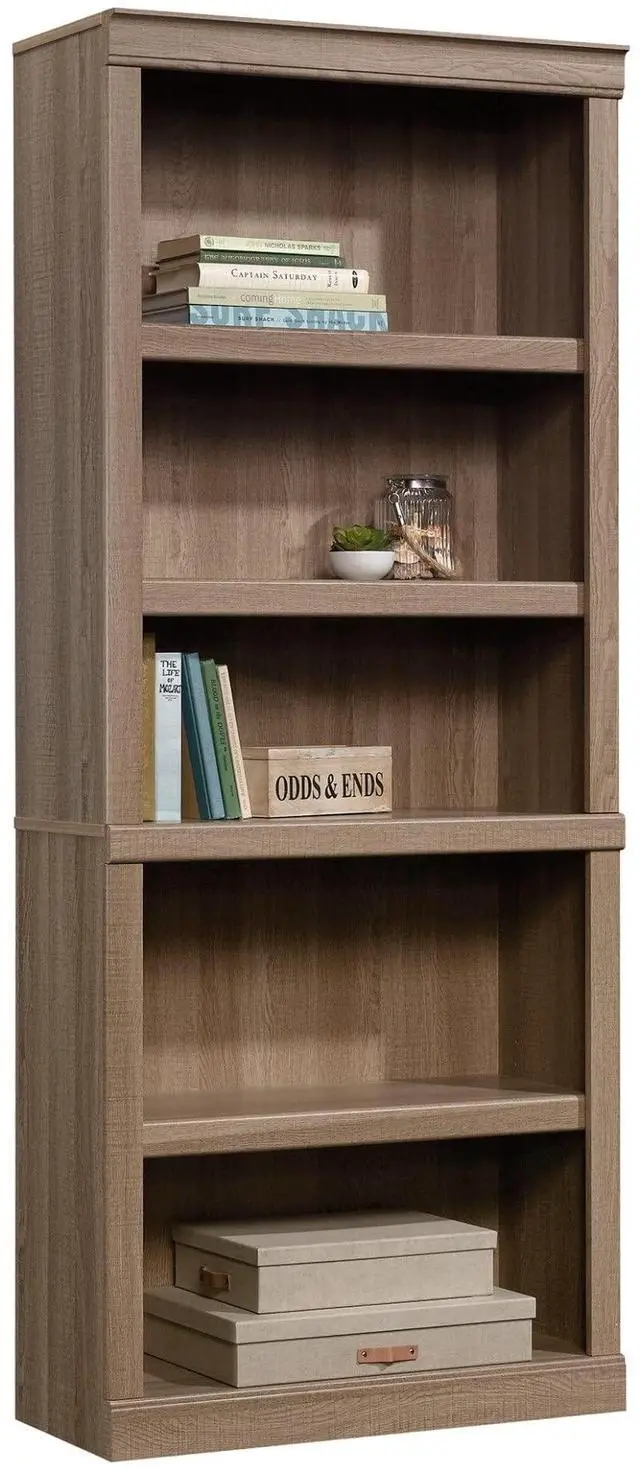 Alt view image 3 of 7 - Realspace® 72"H 5-Shelf Bookcase, Spring Oak