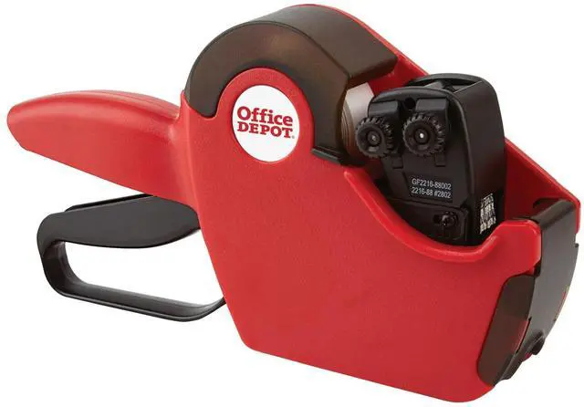 Alt view image 2 of 3 - Office Depot® Brand Two-Line Price Marking Labeler Kit, OD02-8