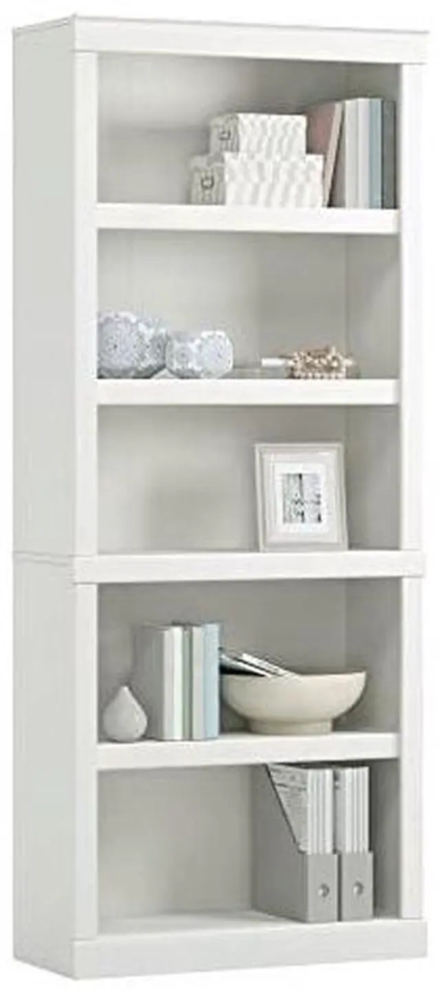 Alt view image 3 of 7 - Realspace® 72"H 5-Shelf Bookcase, Arctic White