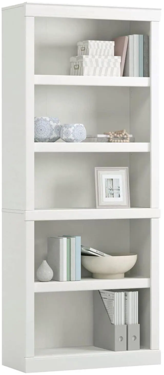 Alt view image 4 of 7 - Realspace® 72"H 5-Shelf Bookcase, Arctic White