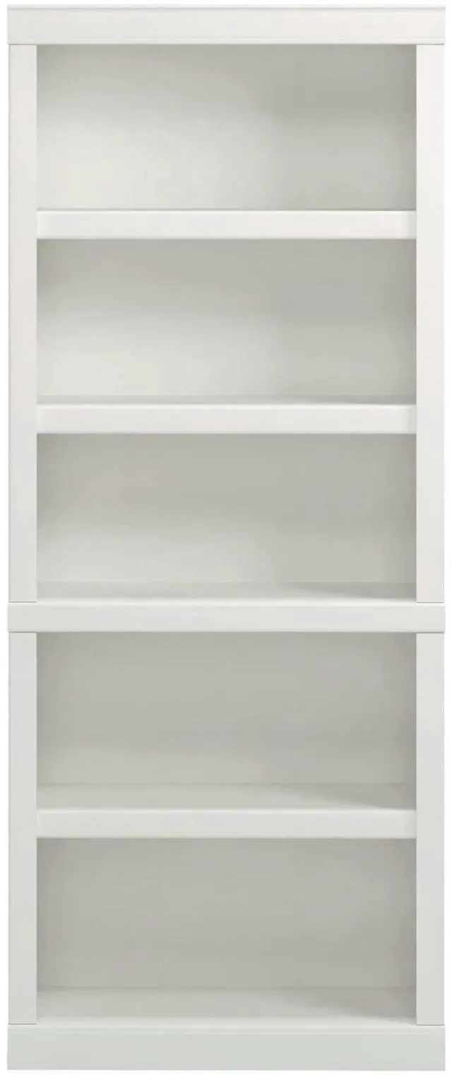 Alt view image 6 of 7 - Realspace® 72"H 5-Shelf Bookcase, Arctic White