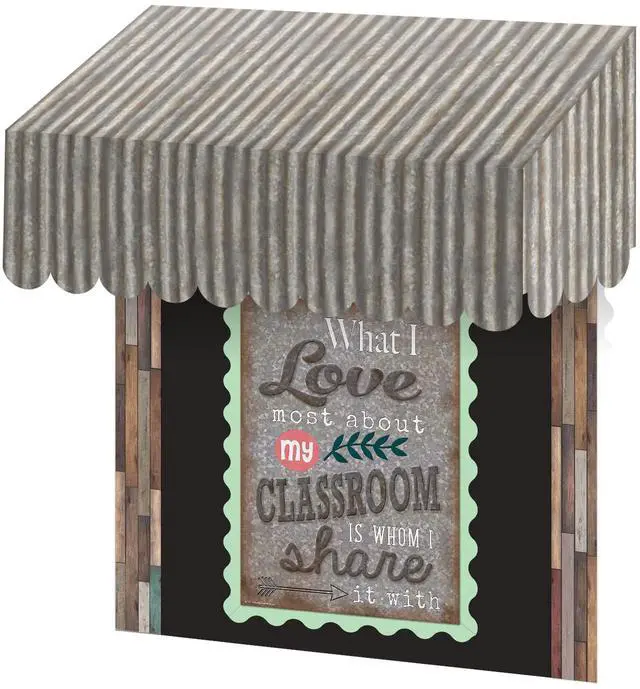 Alt view image 5 of 5 - TEACHER CREATED RESOURCES (3 EA) CORRUGATED METAL AWNING