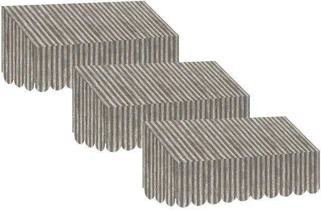 Alt view image 4 of 5 - TEACHER CREATED RESOURCES (3 EA) CORRUGATED METAL AWNING