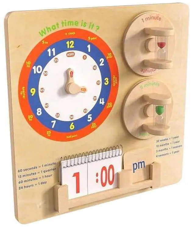 Alt view image 3 of 7 - Flash Furniture MK-ME09609-GG Telling Time STEAM Board