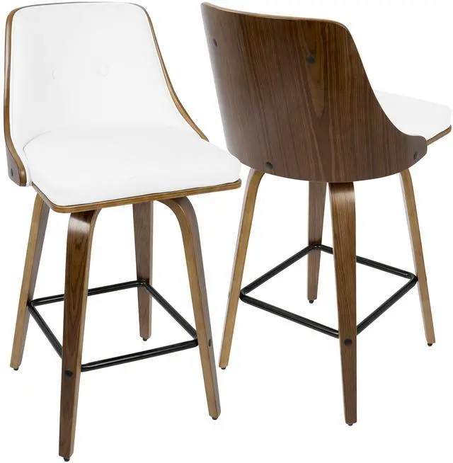 Alt view image 2 of 3 - LumiSource Gianna Counter Stool - Set of 2