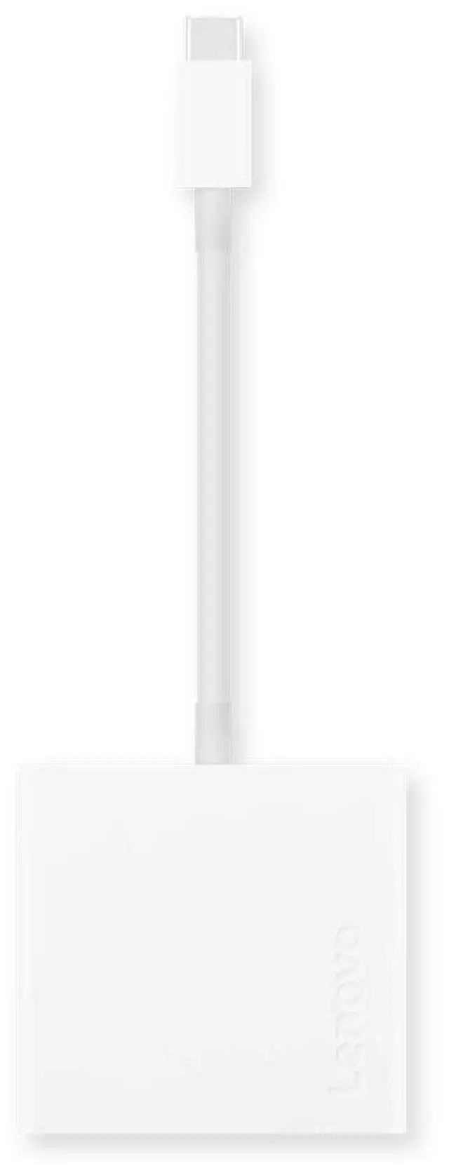 Alt view image 7 of 13 - Lenovo USB-C 3-in-1 Travel Hub, 4K HDMI, VGA, USB 3.0, Simple Plug and Play
