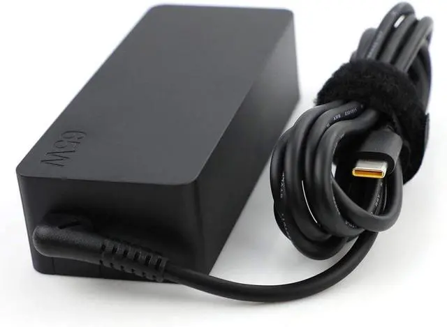 Alt view image 13 of 17 - Lenovo USB-C 65W Standard AC Adapter for Lenovo Yoga C930-13, Yoga 920-13, Yoga 730-13, IdeaPad 730s-13