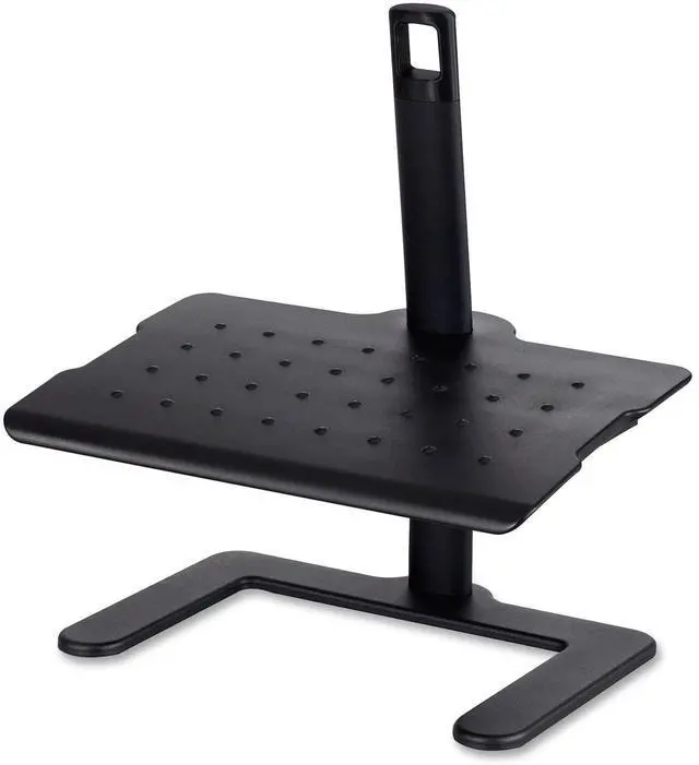 Alt view image 14 of 14 - Height-Adjustable Footrest, 20 1/2w X 14 1/2d X 3 1/2 To 21 1/2h, Black