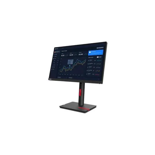 Alt view image 2 of 7 - ThinkVision T22i-30 21.5 Full HD WLED LCD Monitor - 16:9 - Raven Black