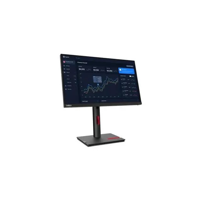 Alt view image 6 of 7 - ThinkVision T22i-30 21.5 Full HD WLED LCD Monitor - 16:9 - Raven Black