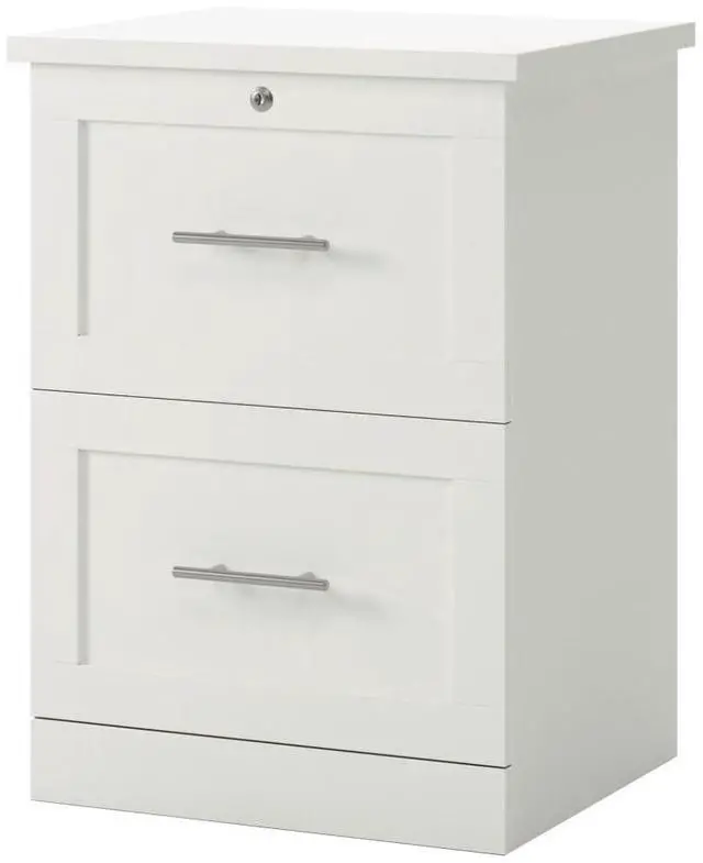 Main image of Realspace® 17"D Vertical 2-Drawer File Cabinet, White