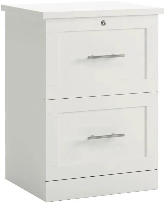 Alt view image 5 of 7 - Realspace® 17"D Vertical 2-Drawer File Cabinet, White