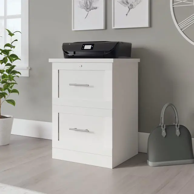 Alt view image 7 of 7 - Realspace® 17"D Vertical 2-Drawer File Cabinet, White