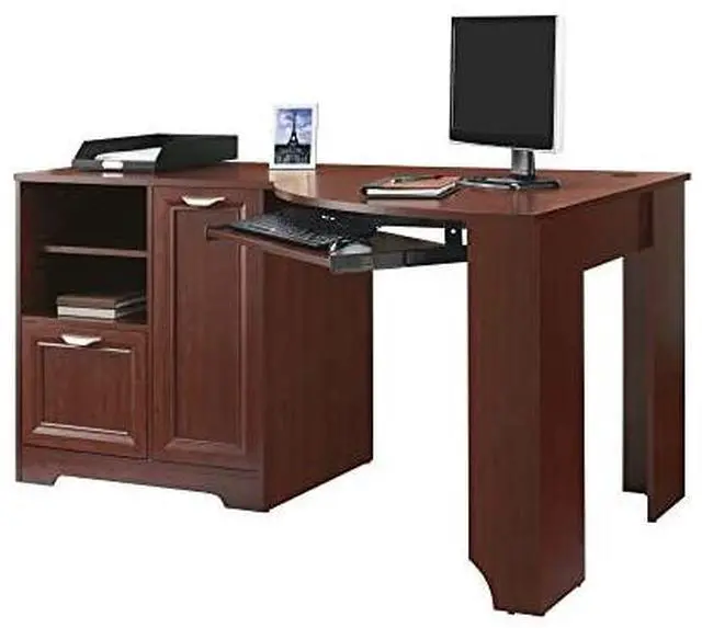 Alt view image 6 of 6 - Realspace® Magellan 60"W Corner Computer Desk, Classic Cherry
