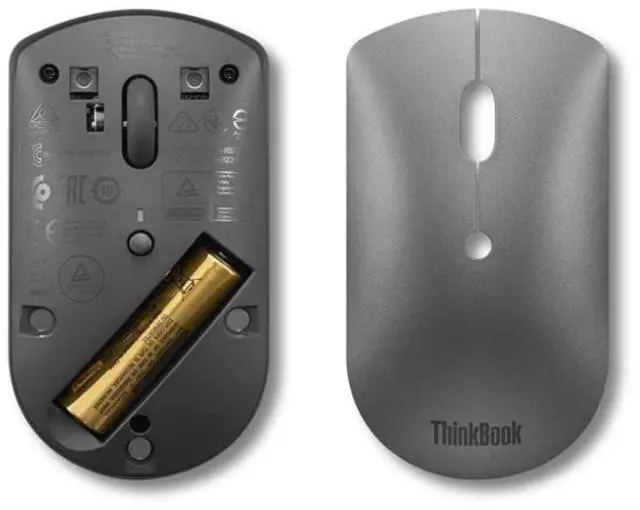 Alt view image 10 of 10 - Lenovo ThinkBook Bluetooth Silent Mouse - 4Y50X88824