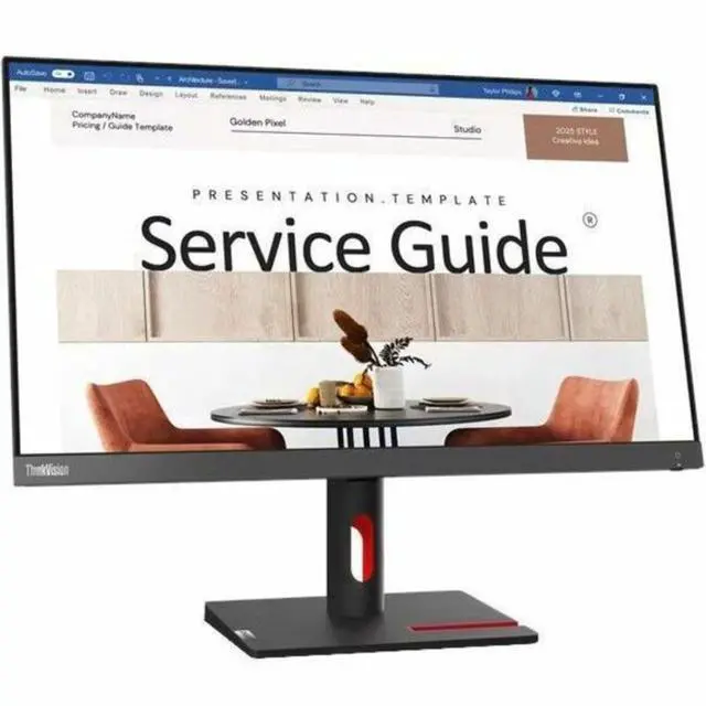 Alt view image 18 of 20 - Lenovo ThinkVision S24i-30 23.8 inch Monitor