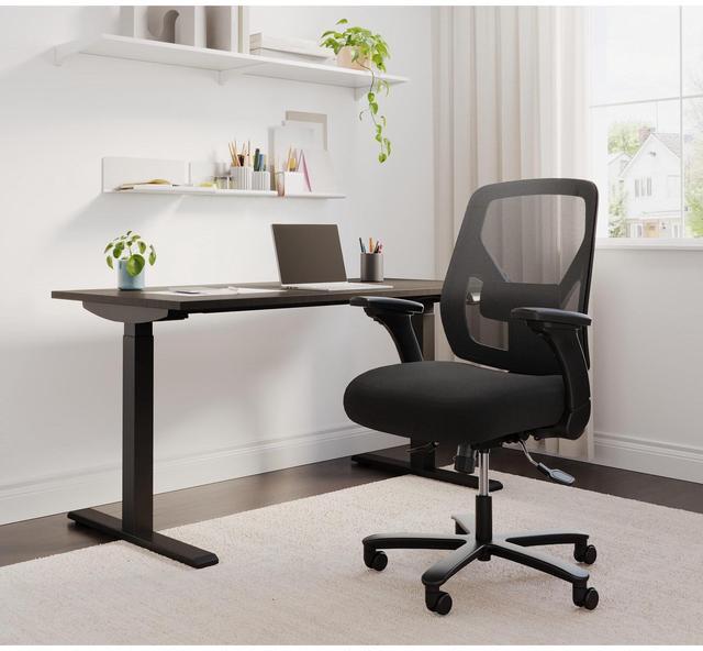 Alt view image 4 of 7 - Realspace® Magellan Performance Electric 60"W Height-Adjustable Standing Desk, Espresso, BIFMA Compliant