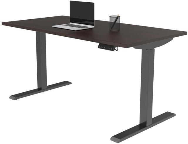 Alt view image 3 of 7 - Realspace® Magellan Performance Electric 60"W Height-Adjustable Standing Desk, Espresso, BIFMA Compliant