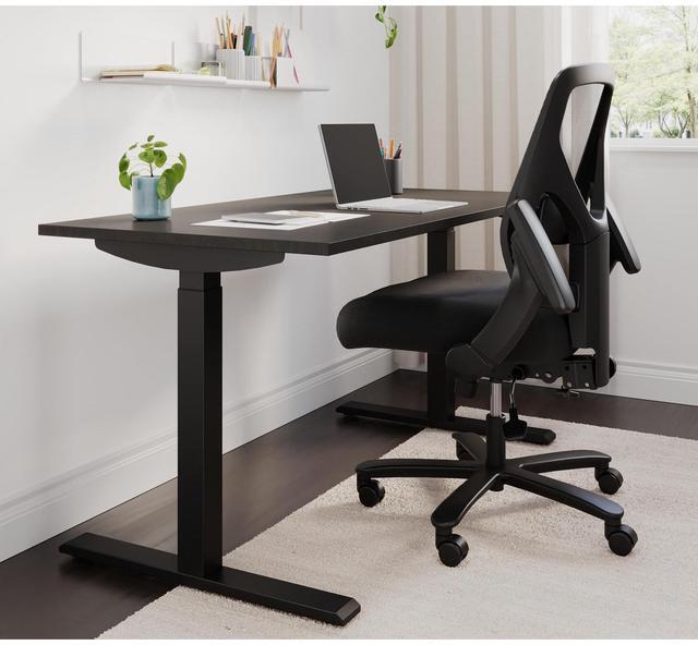 Alt view image 6 of 7 - Realspace® Magellan Performance Electric 60"W Height-Adjustable Standing Desk, Espresso, BIFMA Compliant