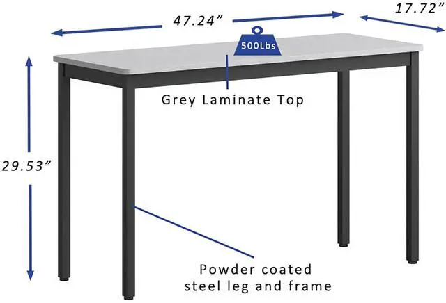 Alt view image 5 of 6 - Lorell Utility Table