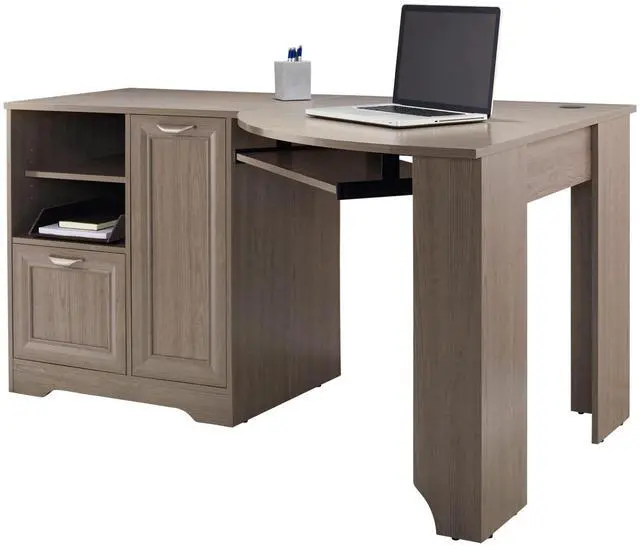 Alt view image 2 of 7 - Realspace® Magellan 60"W Corner Computer Desk, Gray