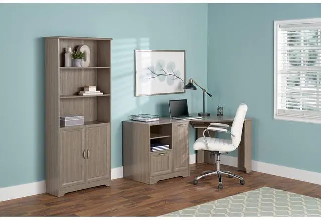 Alt view image 5 of 7 - Realspace® Magellan 60"W Corner Computer Desk, Gray
