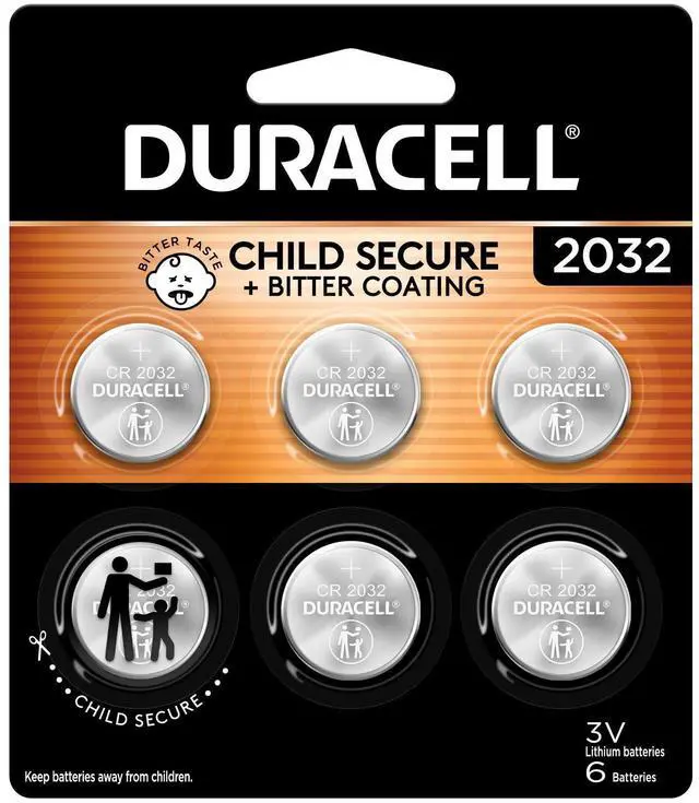 Alt view image 7 of 13 - Lithium Coin Batteries With Bitterant 2032 6/Pack DL2032B6PK