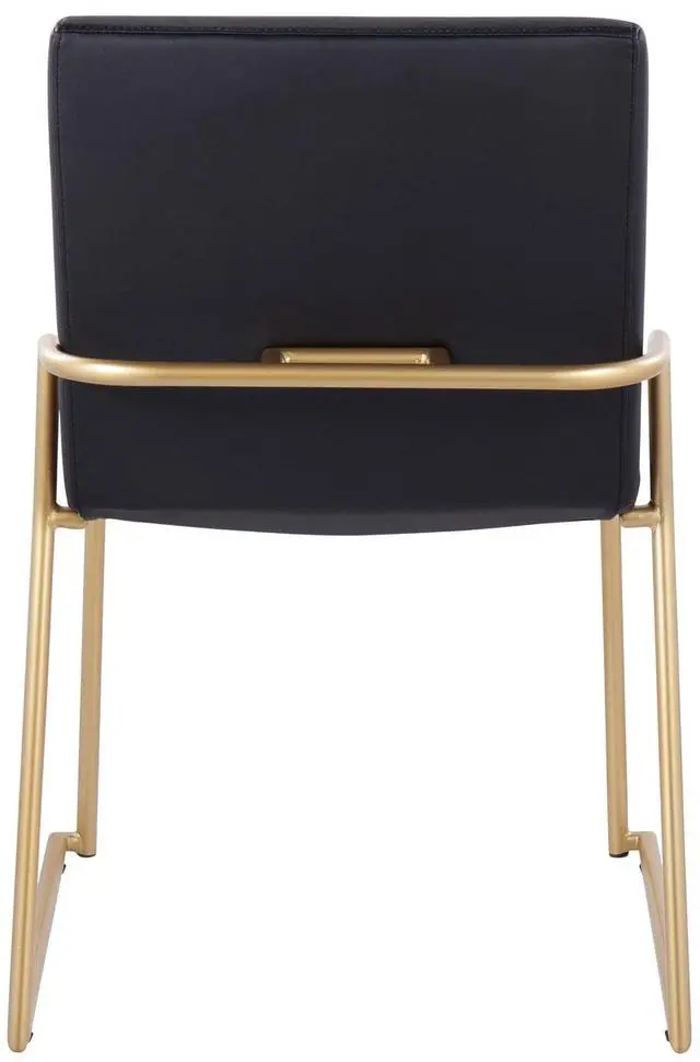 Alt view image 7 of 7 - LumiSource Dutchess Dining Chair, Upholstered Dining Chairs, Contemporary Dining Chair, Kitchen Chairs for Dining Table, Dining Chairs Set of 2