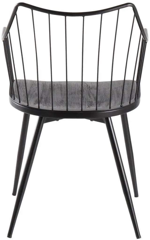 Alt view image 4 of 7 - LumiSource Winston Chair, Wood Dining Chairs, Farmhouse Dining Chair, Farmhouse Dining Chair, Kitchen Chairs for Dining Table