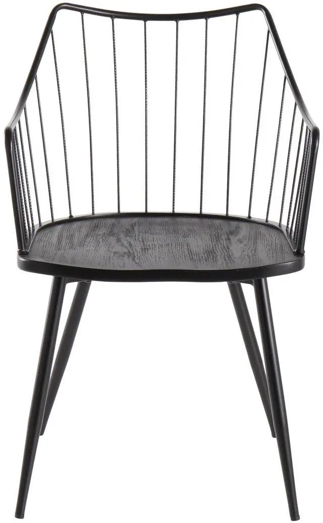 Alt view image 5 of 7 - LumiSource Winston Chair, Wood Dining Chairs, Farmhouse Dining Chair, Farmhouse Dining Chair, Kitchen Chairs for Dining Table