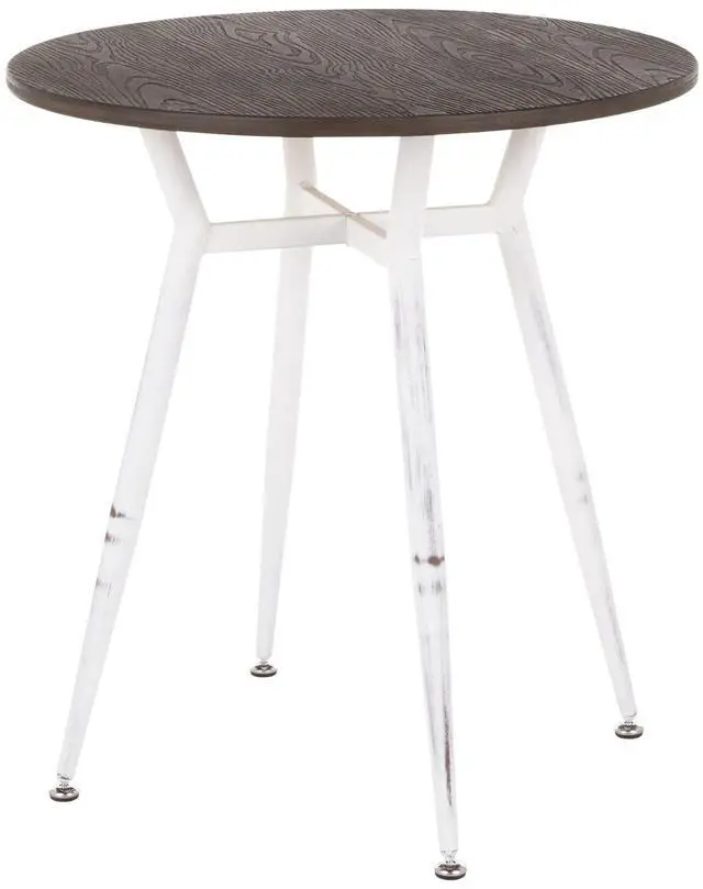 Alt view image 3 of 7 - LumiSource Clara Round Dinette Table, Dining Height Table, Small Dining Table for 4, Round Dinette Table, Kitchen Table