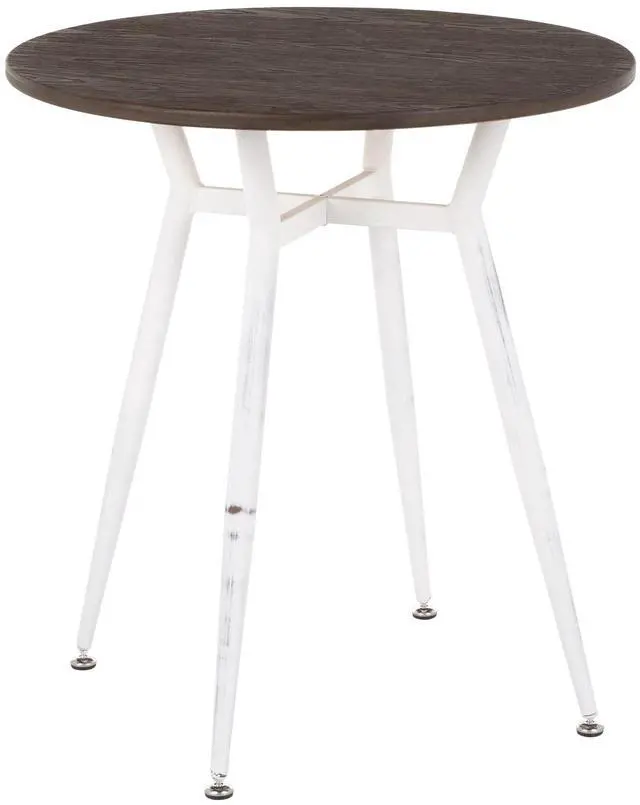 Main image of LumiSource Clara Round Dinette Table, Dining Height Table, Small Dining Table for 4, Round Dinette Table, Kitchen Table