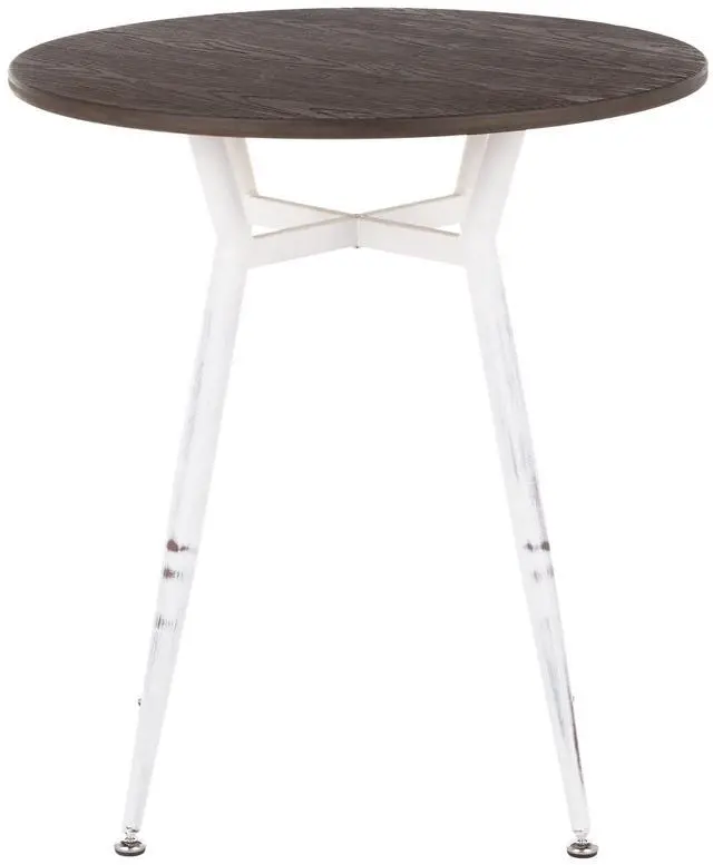 Alt view image 4 of 7 - LumiSource Clara Round Dinette Table, Dining Height Table, Small Dining Table for 4, Round Dinette Table, Kitchen Table