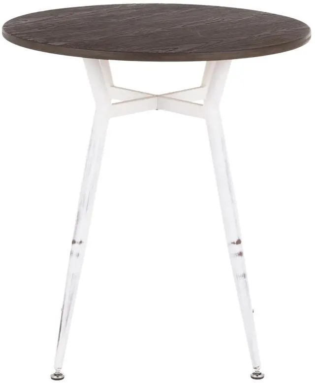 Alt view image 5 of 7 - LumiSource Clara Round Dinette Table, Dining Height Table, Small Dining Table for 4, Round Dinette Table, Kitchen Table