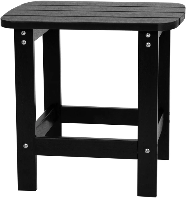 Alt view image 17 of 20 - Set of 2 Winston All-Weather Poly Resin Rocking Chairs with Accent Side Table in Black
