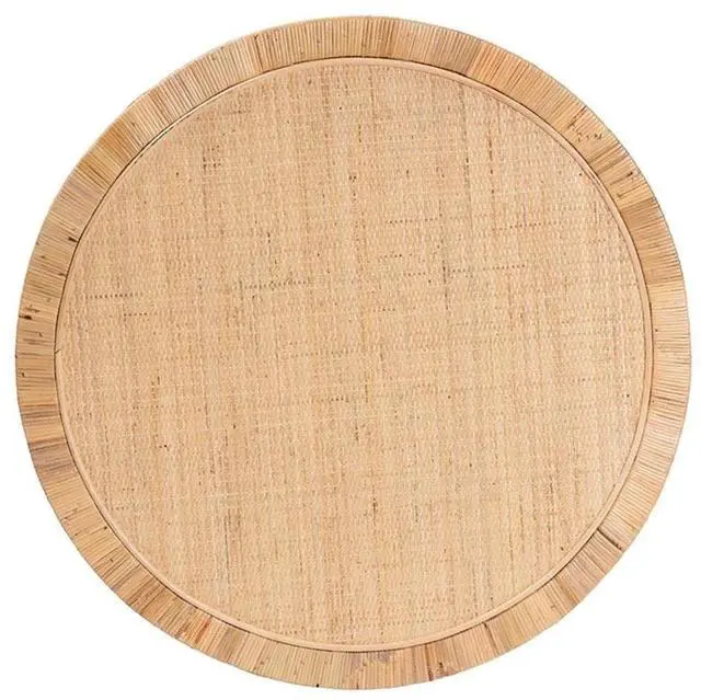 Alt view image 11 of 14 - BALI & PARI 245-13734-ZORO Kalimantan Bohemian Light Honey Rattan and Mahogany