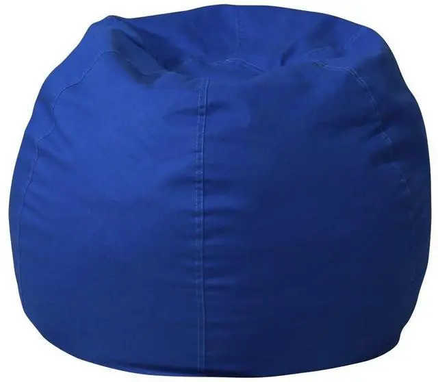 Alt view image 17 of 20 - Small Solid Royal Blue Kids Bean Bag Chair
