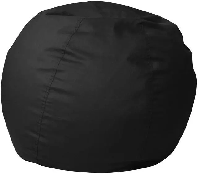 Alt view image 2 of 7 - Flash Furniture Dillon Small Solid Black Bean Bag Chair for Kids and Teens