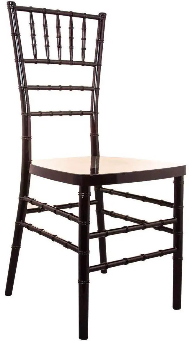 Alt view image 14 of 17 - FLASH FURNITURE RSCHI-M Advantage Mahogany Resin Chiavari Chair