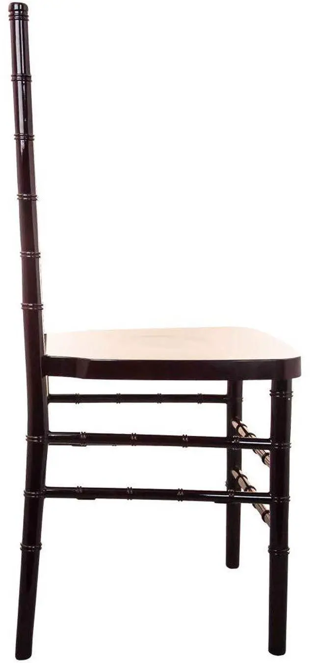 Alt view image 16 of 17 - FLASH FURNITURE RSCHI-M Advantage Mahogany Resin Chiavari Chair