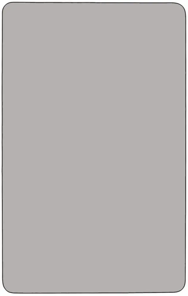 Alt view image 7 of 8 - Flash Furniture XU-A3072-REC-GY-H-A-GGRectangular Activity Table with High Pressure Grey Laminate Top/Standard Height Adjustable Legs