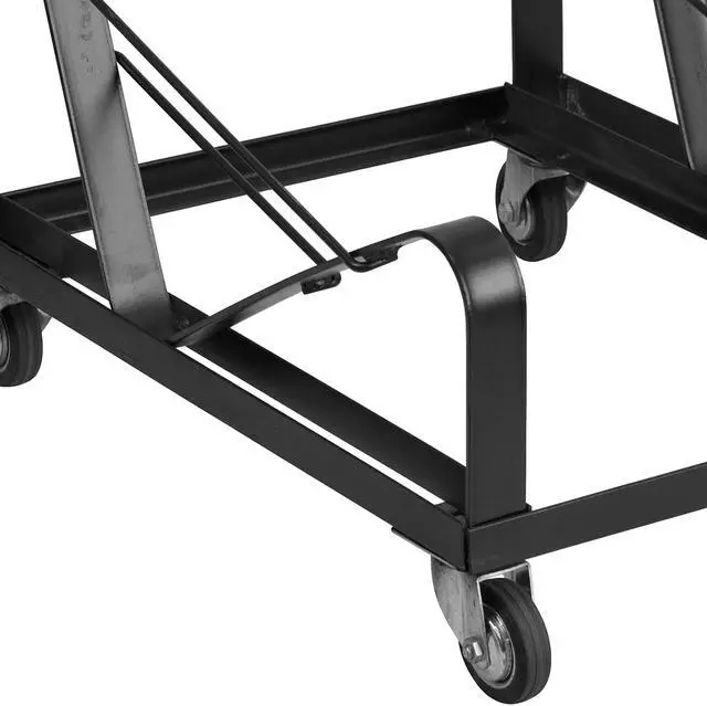 Alt view image 11 of 12 - Flash Furniture Sled Base Stack Chair Dolly 440 lb. Capacity Black (2XUMC168DOLLY)