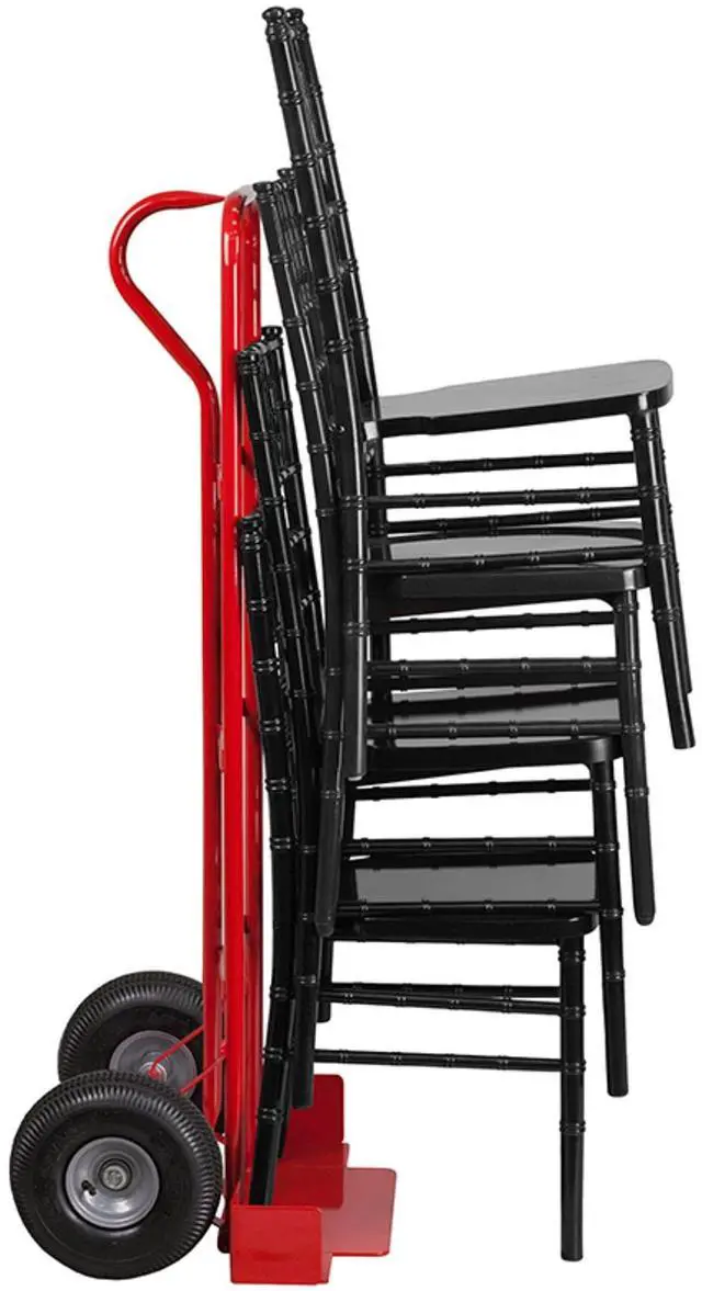 Alt view image 11 of 14 - Flash Furniture XU-CH-DOL-GG Heavy Duty Metal Chiavari Stack Chair Dolly
