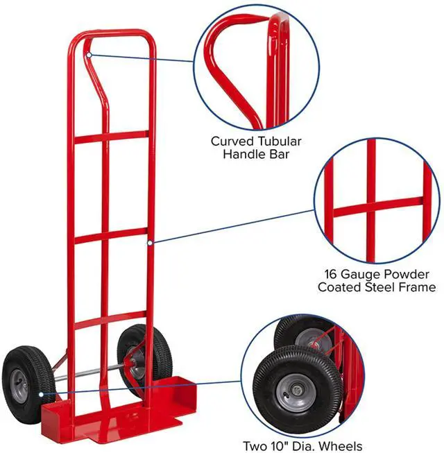 Alt view image 14 of 14 - Flash Furniture XU-CH-DOL-GG Heavy Duty Metal Chiavari Stack Chair Dolly