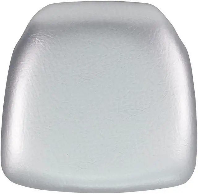 Alt view image 16 of 17 - Hard Silver Vinyl Chiavari Chair Cushion