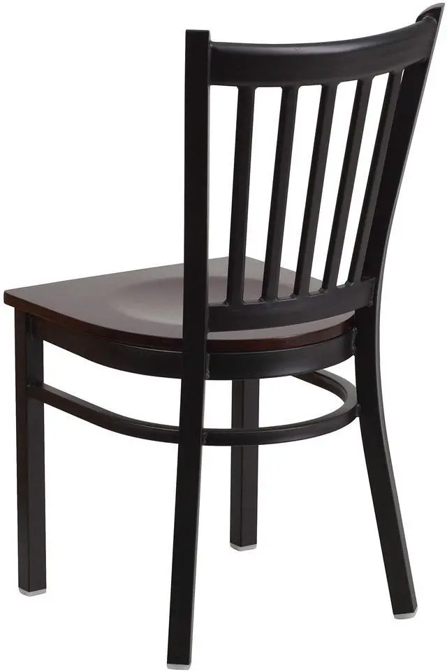 Alt view image 20 of 20 - black restaurant chair XU-DG-6Q2B-VRT-WALW-GG